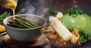 Asparagus Foam Recipe: Elegant Garnish for Gourmet Dishes