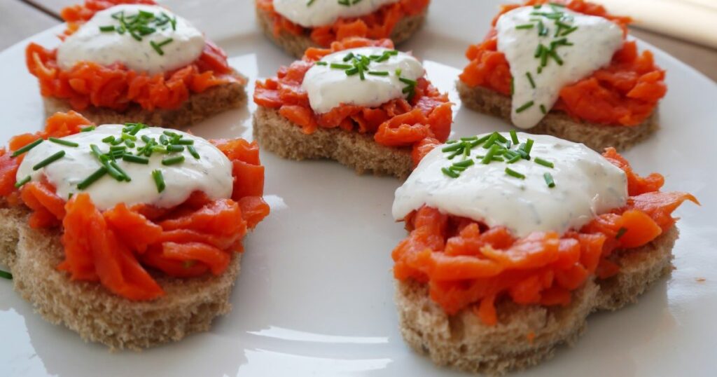 Montaje de Canapés con Nata Montada