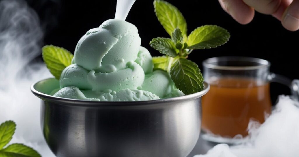 Elaborando Tu Helado de Menta con Nitro