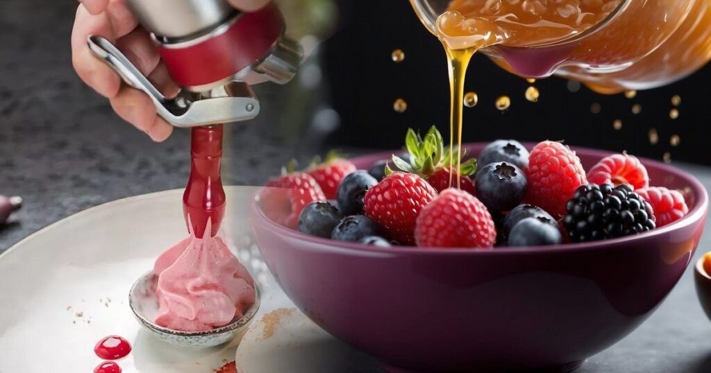 Préparation de la Parfaite Mousse de Baies au Nitro
