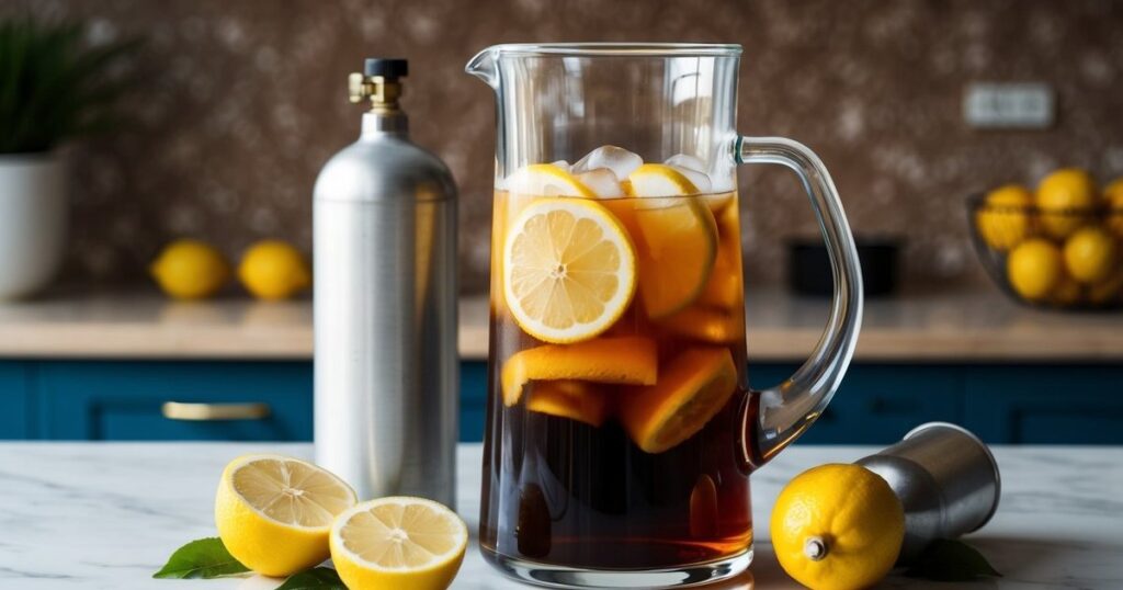 Creazione del Tè Freddo Infuso al Nitrogeno a Casa