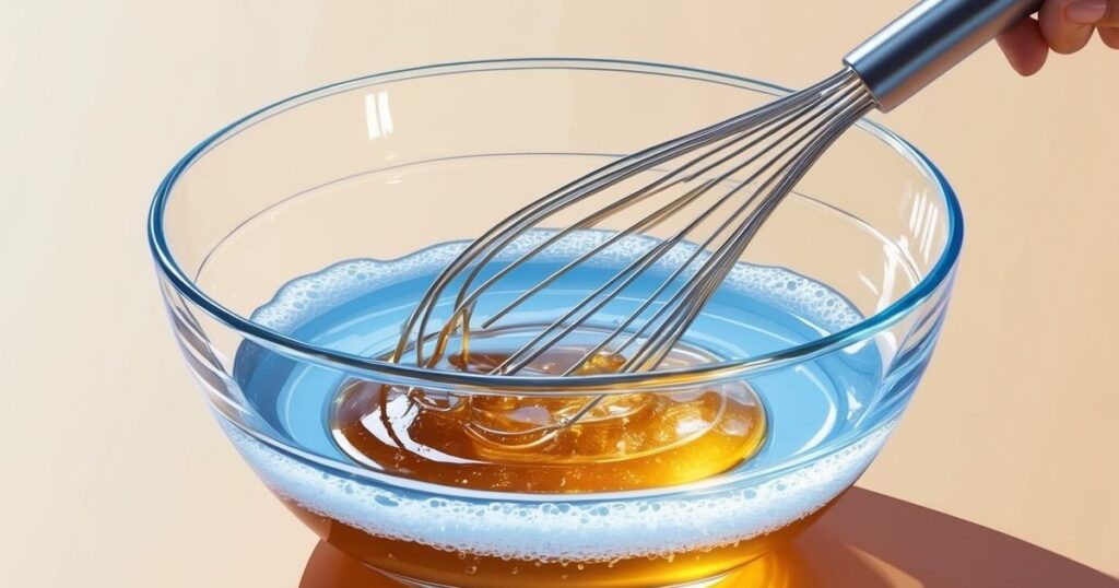 Incorporating Honey Foam into Coffee