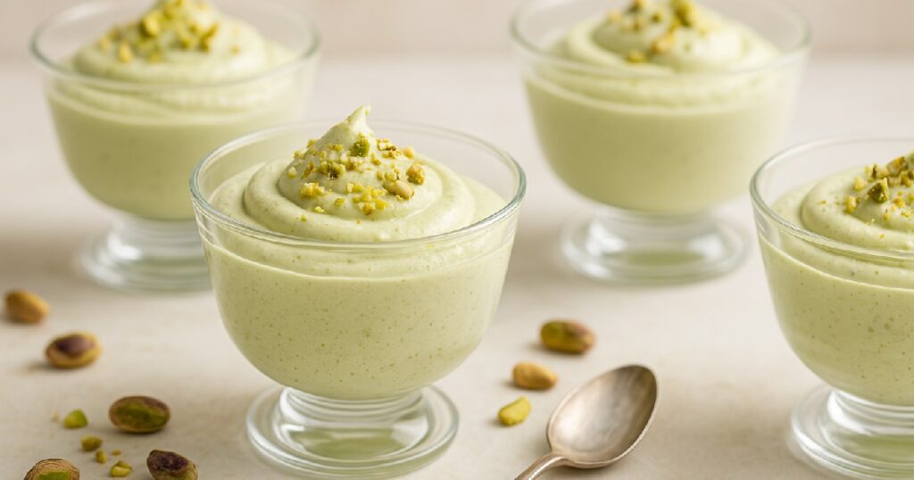 Einführung in Pistazienmousse